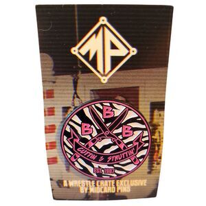 Brutus The Barber Beefcake Enamel Pin Wrestle Crate Exclusive MidCard Pins WWE